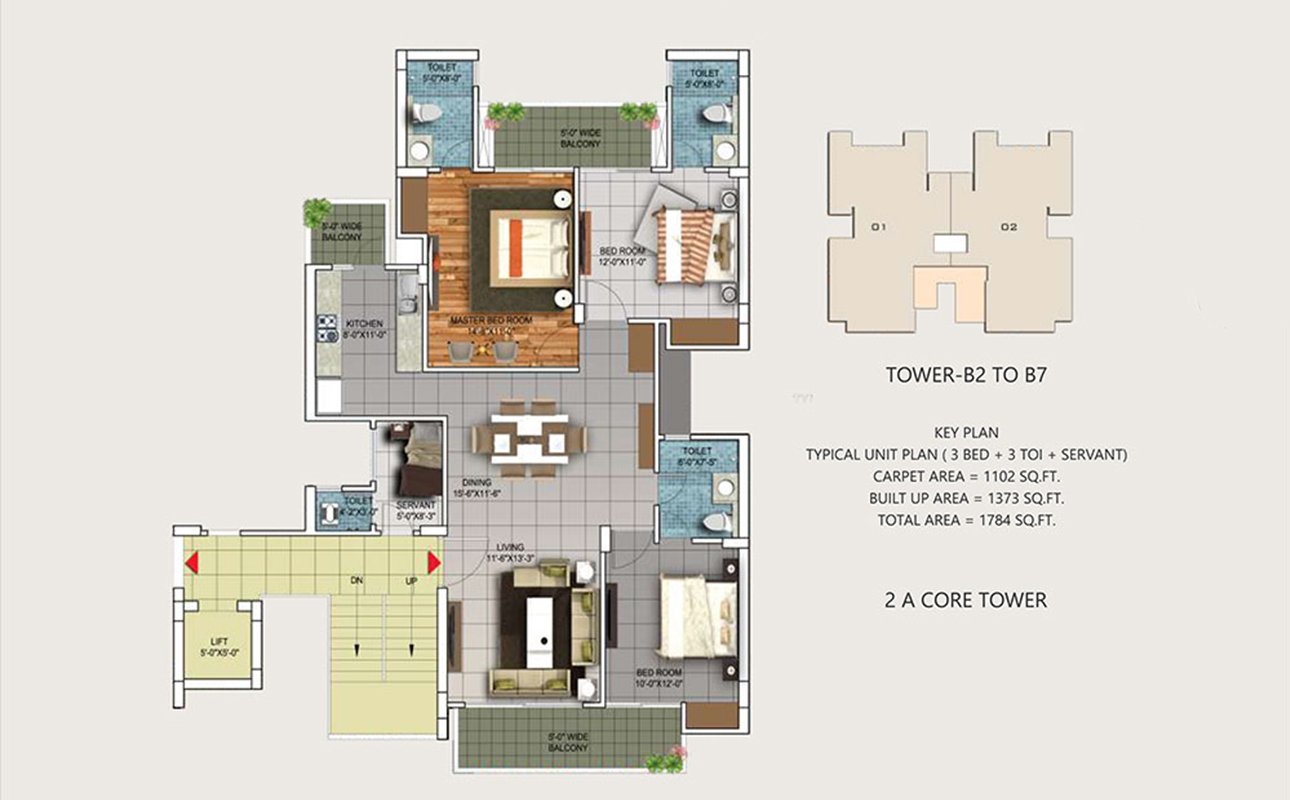 ASPIRE GOLD LOWRISE floor plan 3