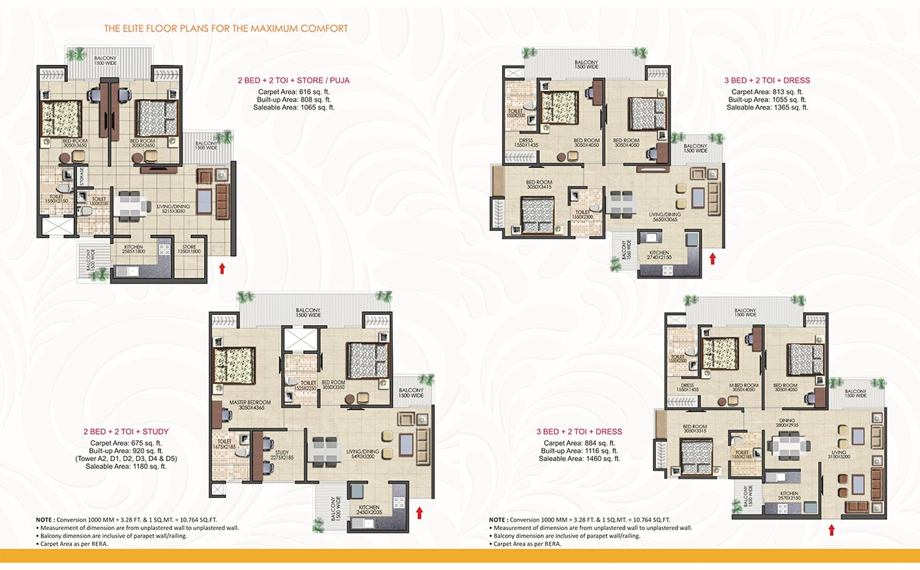 aspire highrise phase 1 floor plan 1