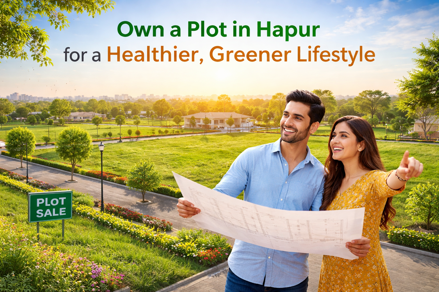 plots in hapur